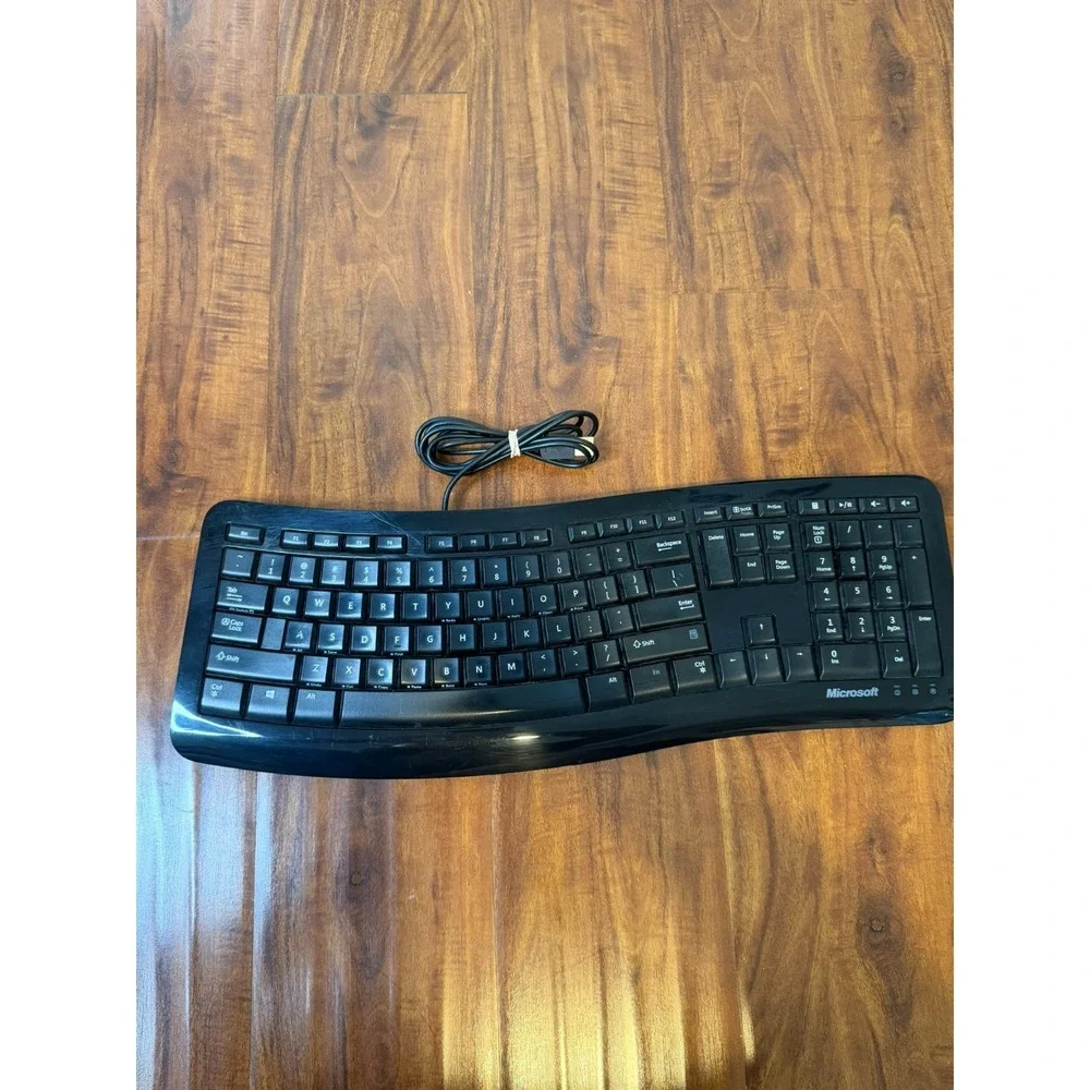 Microsoft Comfort Curve 3000 for Business Ergonomic Wired Keyboard TESTED WORKS
